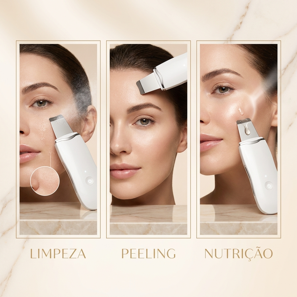 As 3 funções da Espátula: limpeza, peeling e nutrição